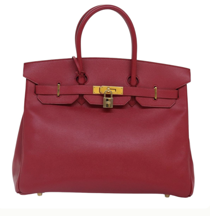 Pre-owned Hermes Birkin 35CM Red