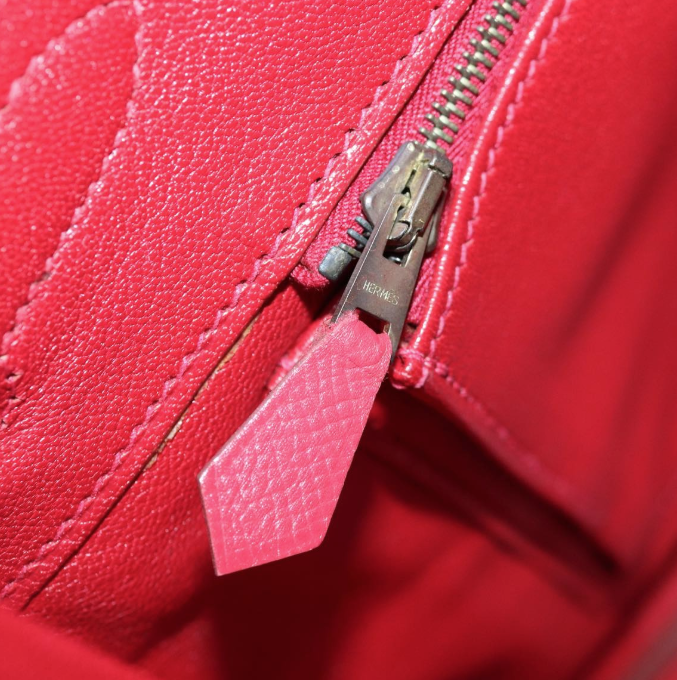 Pre-owned Hermes Birkin 35CM Red