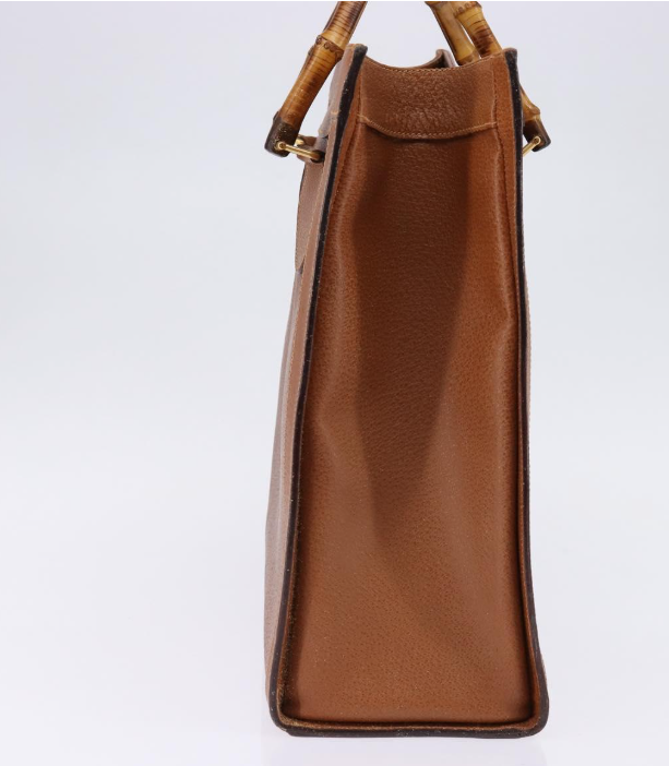 Pre-owned Gucci Bamboo Handle Tote