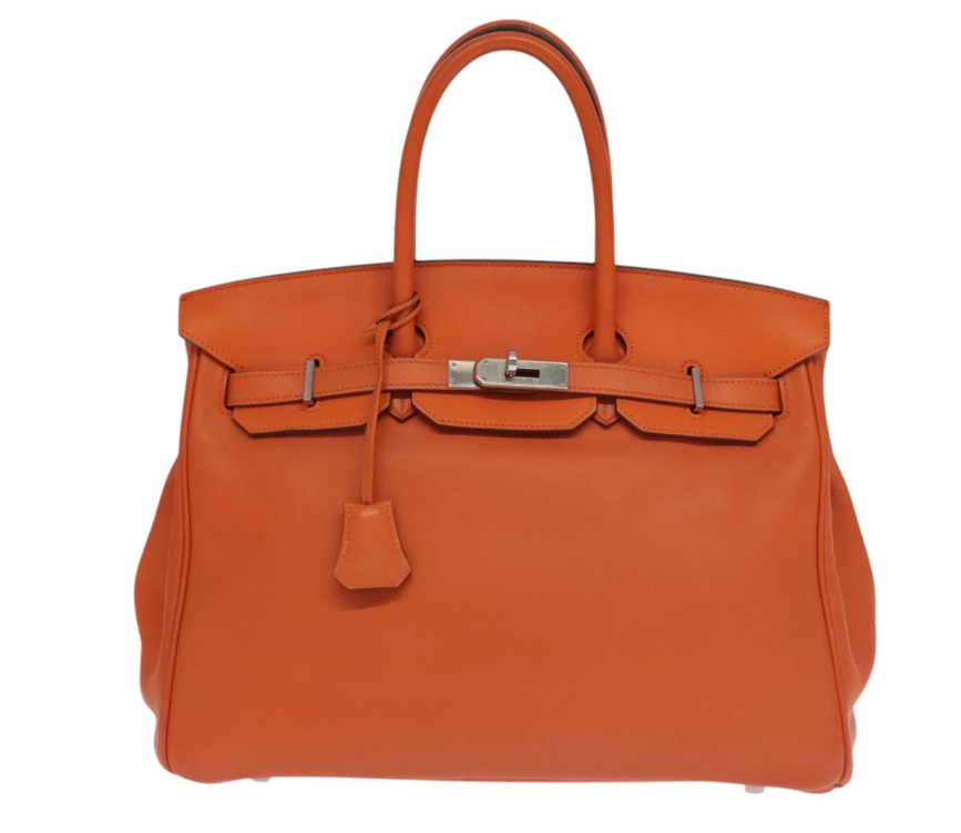 Pre-owned  Hermès Birkin 35 Orange