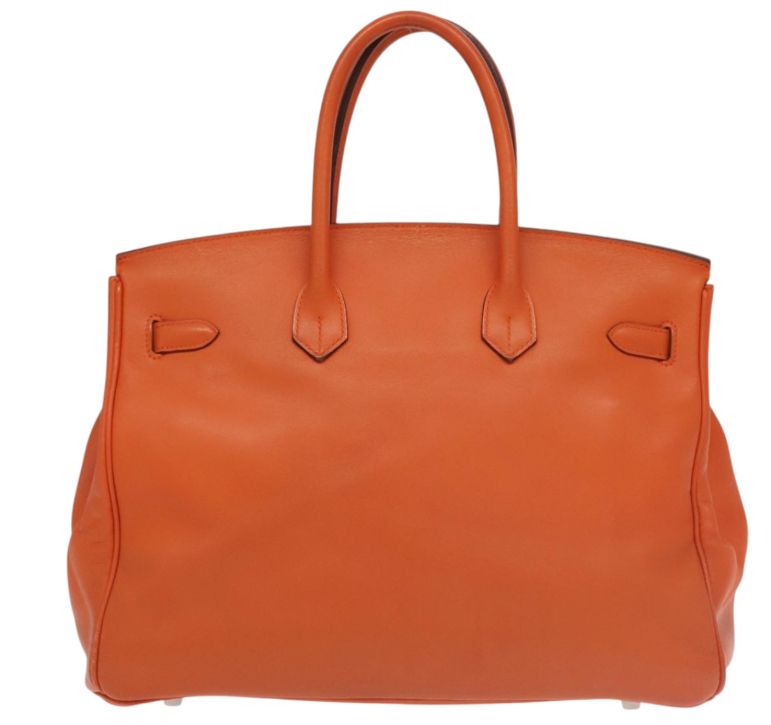 Pre-owned  Hermès Birkin 35 Orange