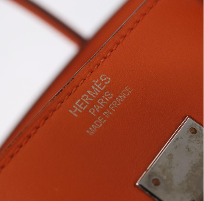 Pre-owned  Hermès Birkin 35 Orange