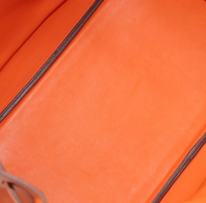 Pre-owned  Hermès Birkin 35 Orange