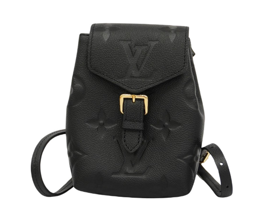 Pre-owned Louis Vuitton  Empreinte Monogram Giant Tiny Backpack Black