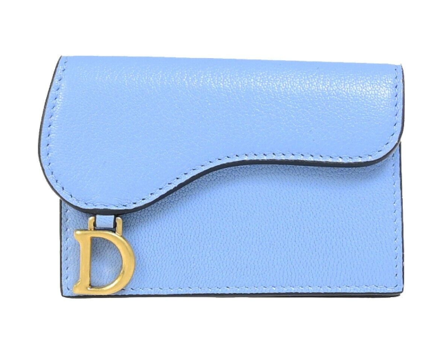 Pre-owned Christian Dior Saddle Saddle Card Holder