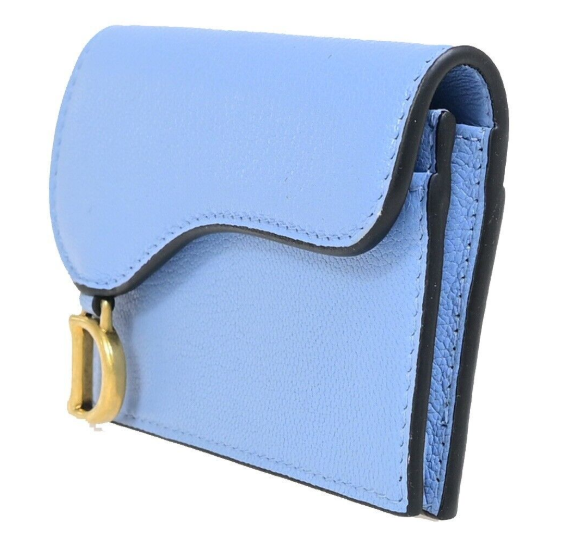 Pre-owned Christian Dior Saddle Saddle Card Holder