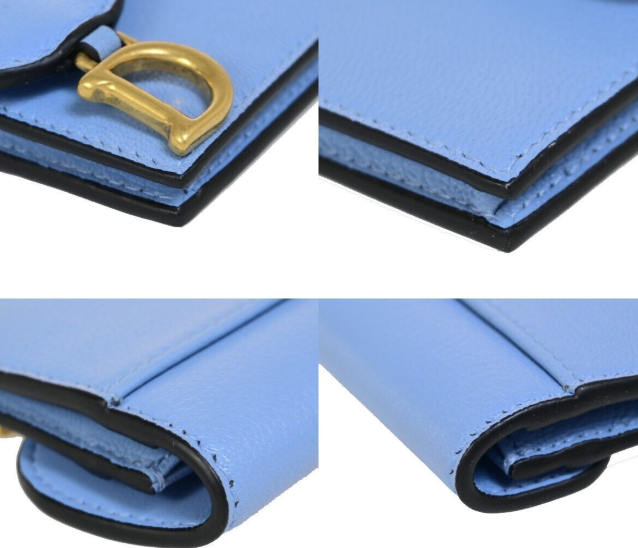 Pre-owned Christian Dior Saddle Saddle Card Holder