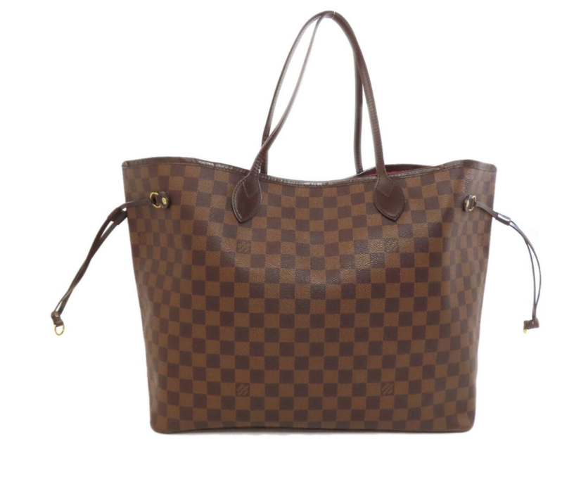 Pre-owned Louis Vuitton Neverfull Damier Ebene GM