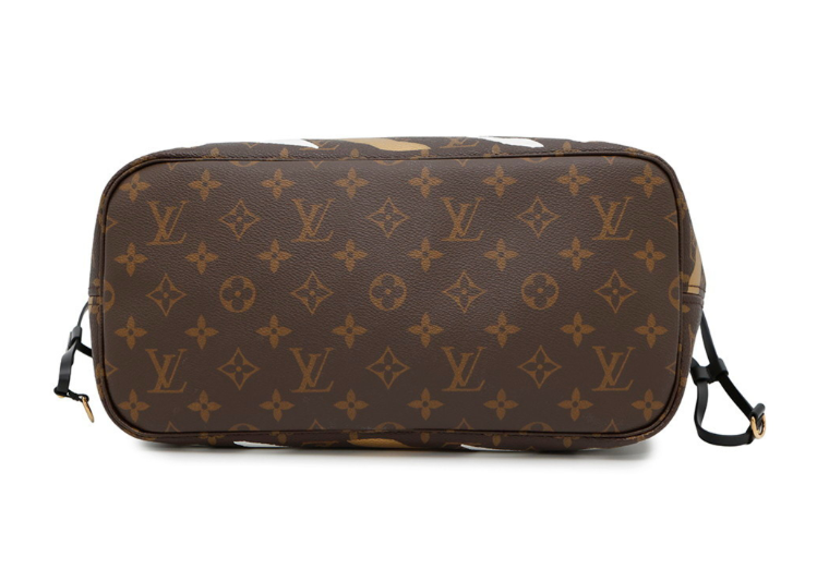 Pre-owned Louis Vuitton Monogram Tote Bag Black Silvery Golden MM