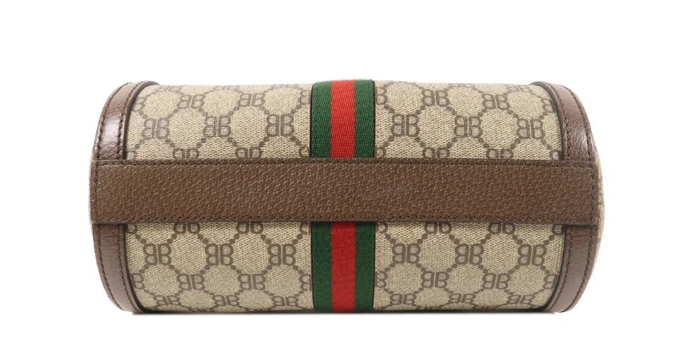 Pre-owned GUCCI GG GHW Balenciaga x Gucci Hacker Project 2 Way Bag Coated Canvas