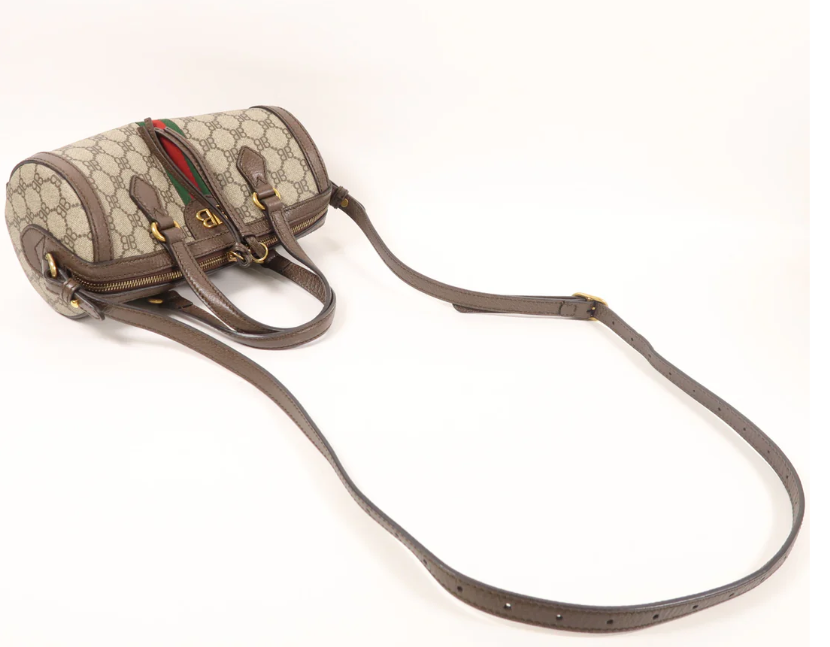 Pre-owned GUCCI GG GHW Balenciaga x Gucci Hacker Project 2 Way Bag Coated Canvas
