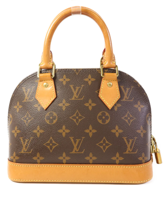 Pre-owned LOUIS VUITTON LV GHW Alma BB 2 Way Shoulder Bag Handbag  Monogram Brown