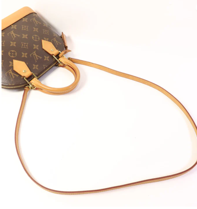 Pre-owned LOUIS VUITTON LV GHW Alma BB 2 Way Shoulder Bag Handbag  Monogram Brown