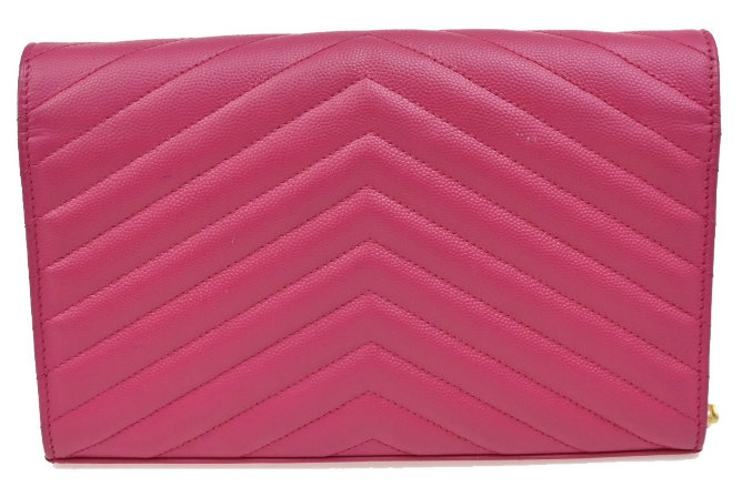 Pre-owned Saint Laurent Cassandra Wallet on Strap