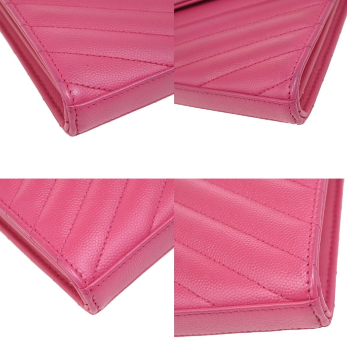 Pre-owned Saint Laurent Cassandra Wallet on Strap
