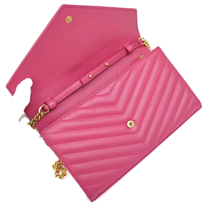 Pre-owned Saint Laurent Cassandra Wallet on Strap