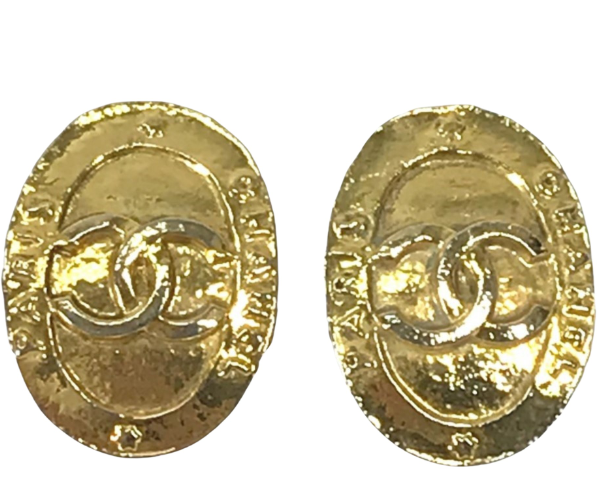 Pre-owned Chanel Coco Mark Earrings