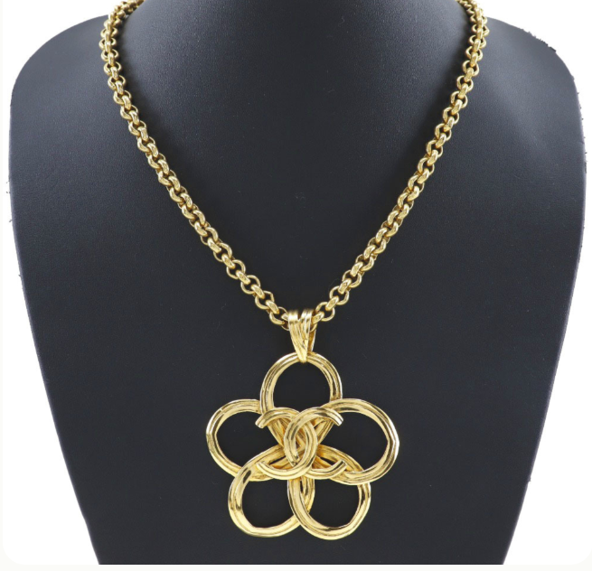 Pre-owned Chanel Coco Mark  Necklace