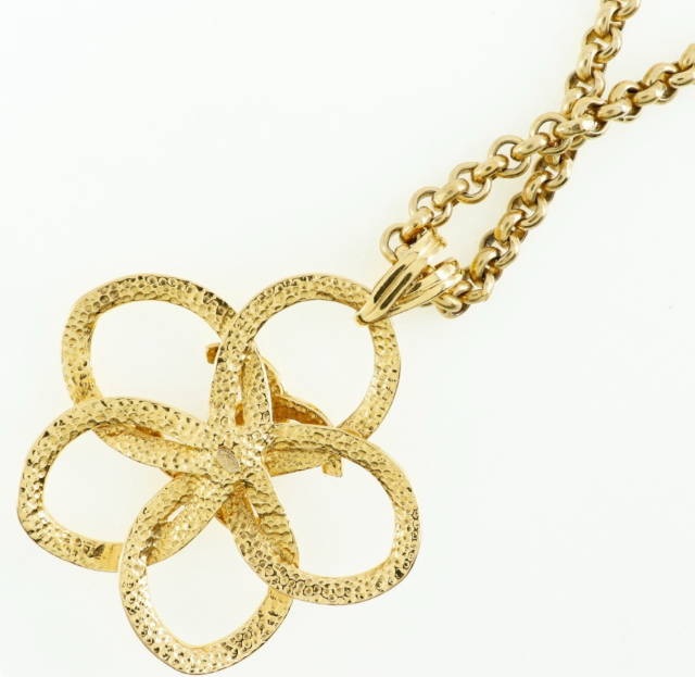 Pre-owned Chanel Coco Mark  Necklace