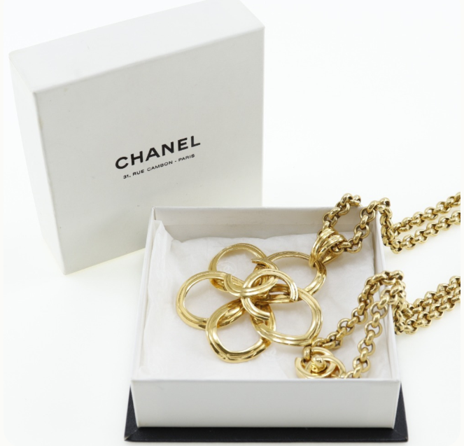 Pre-owned Chanel Coco Mark  Necklace