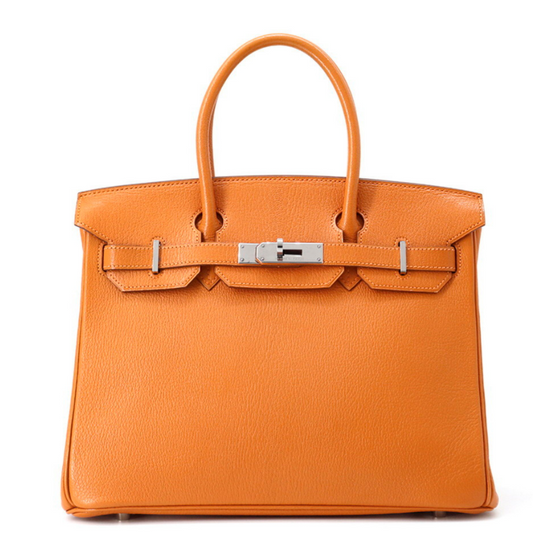 Pre-owned Hermès Birkin 30 Orange