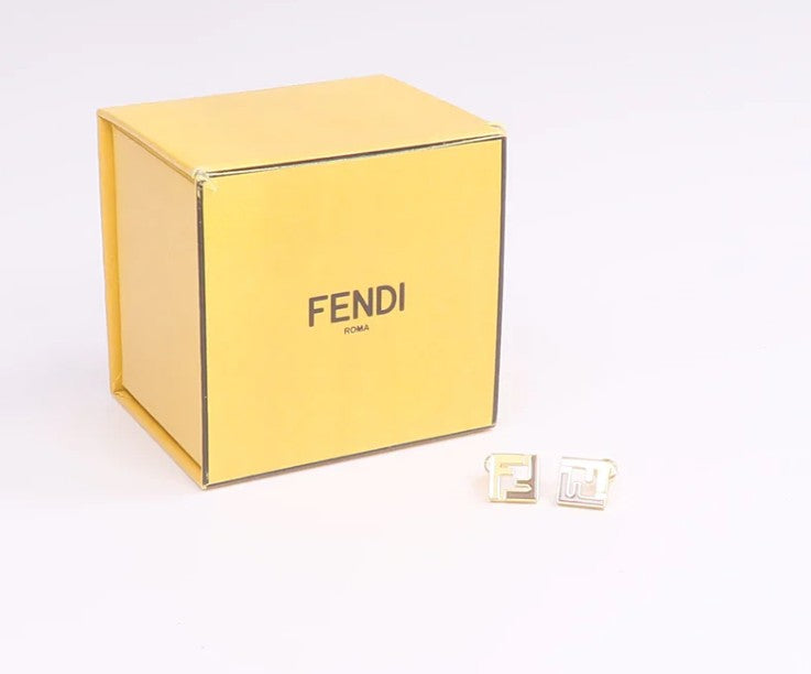 Pre-owned FENDI Earrings Metal Gold