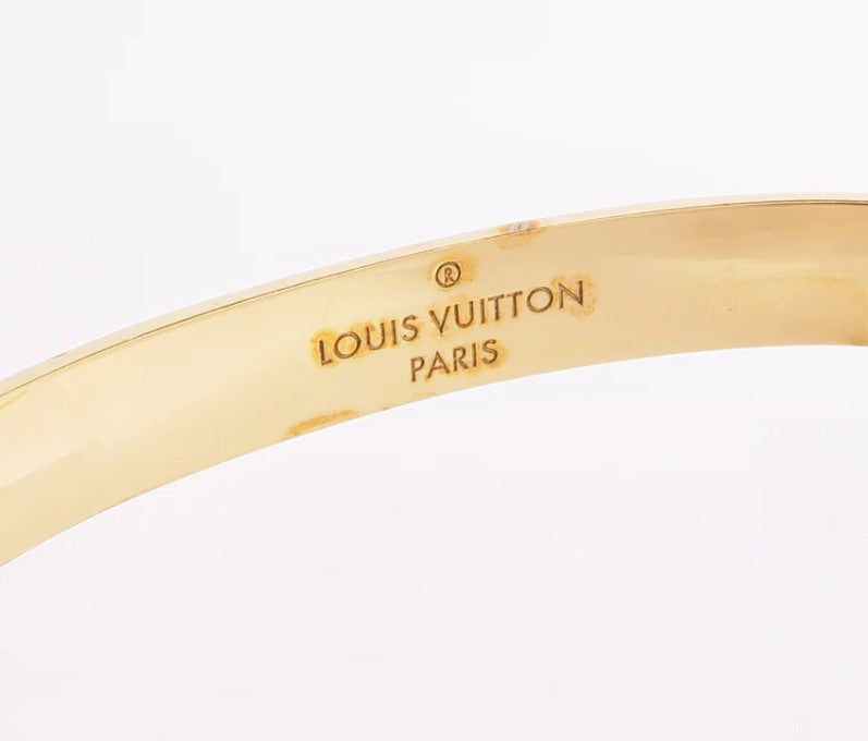 Pre-owned LOUIS VUITTON LV Earrings Metal Gold