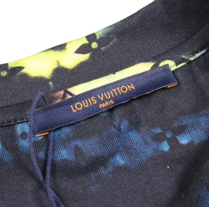 Pre-owned LOUIS VUITTON Monogram tie-dye Short sleeve T-shirt