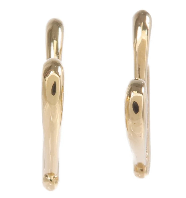 Pre-owned LOUIS VUITTON LV Fall In Love PM Earrings Metal Gold