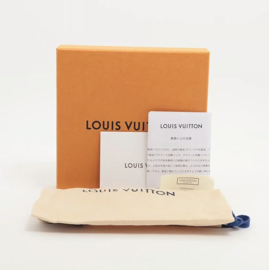 Pre-owned  Louis Vuitton LV Sunset Initiales Reversible Belt Monogram Canvas and Leather Wide