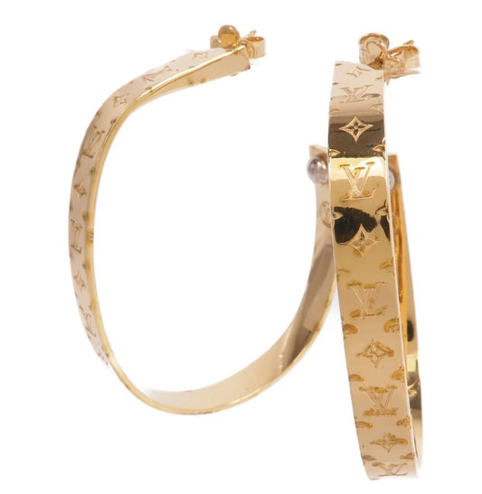 Pre-owned LOUIS VUITTON LV Earrings Metal Gold