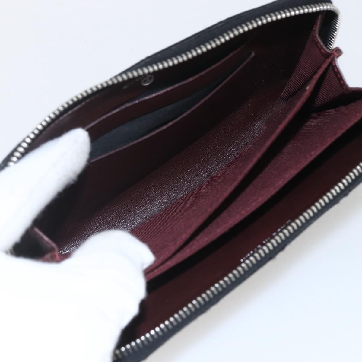 Pre-owned Chanel Zip Around Organizer Wallet Lambskin