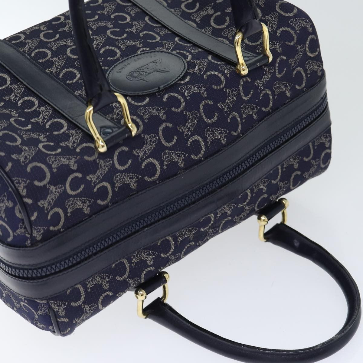 Pre-owned Celine Boston Bag Navy