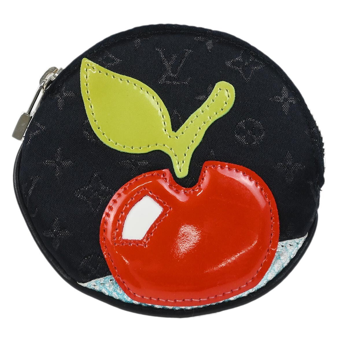 Pre-owned Louis Vuitton Round Coin Purse Limited Edition Monogram Silk