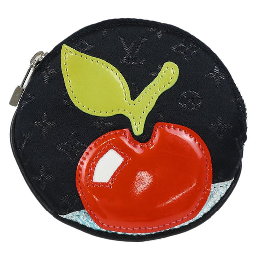 Pre-owned Louis Vuitton Round Coin Purse Limited Edition Monogram Silk