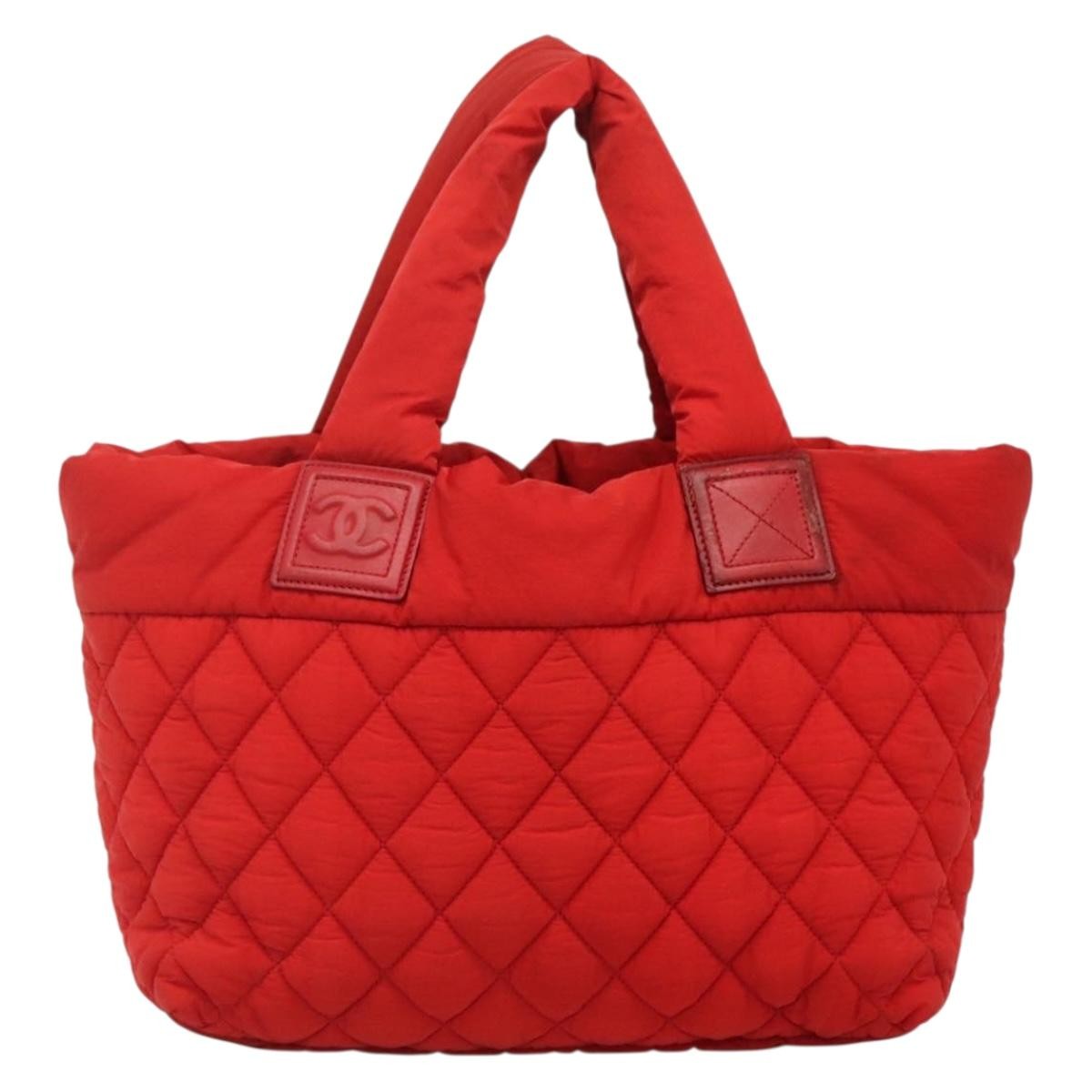 Pre-owned Chanel Coco Cocoon Reversible Tote Red