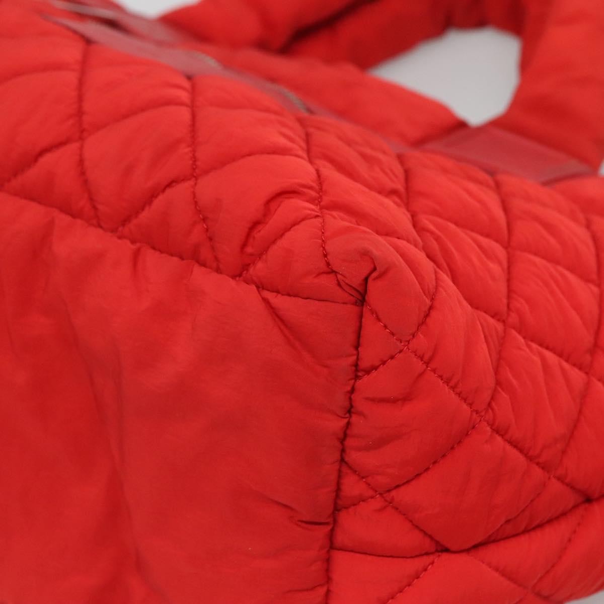 Pre-owned Chanel Coco Cocoon Reversible Tote Red