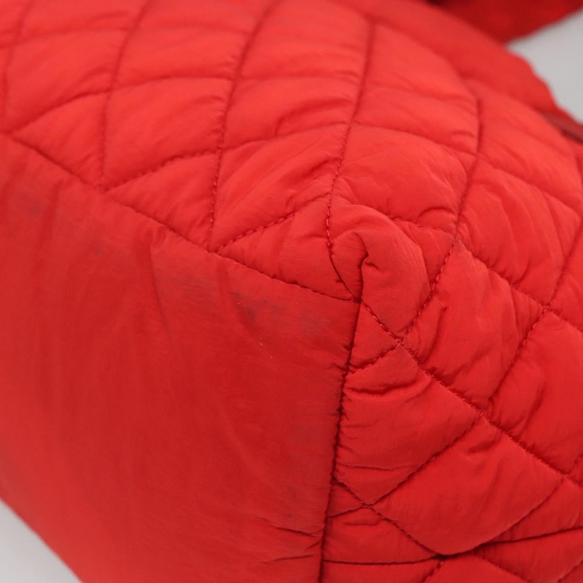 Pre-owned Chanel Coco Cocoon Reversible Tote Red