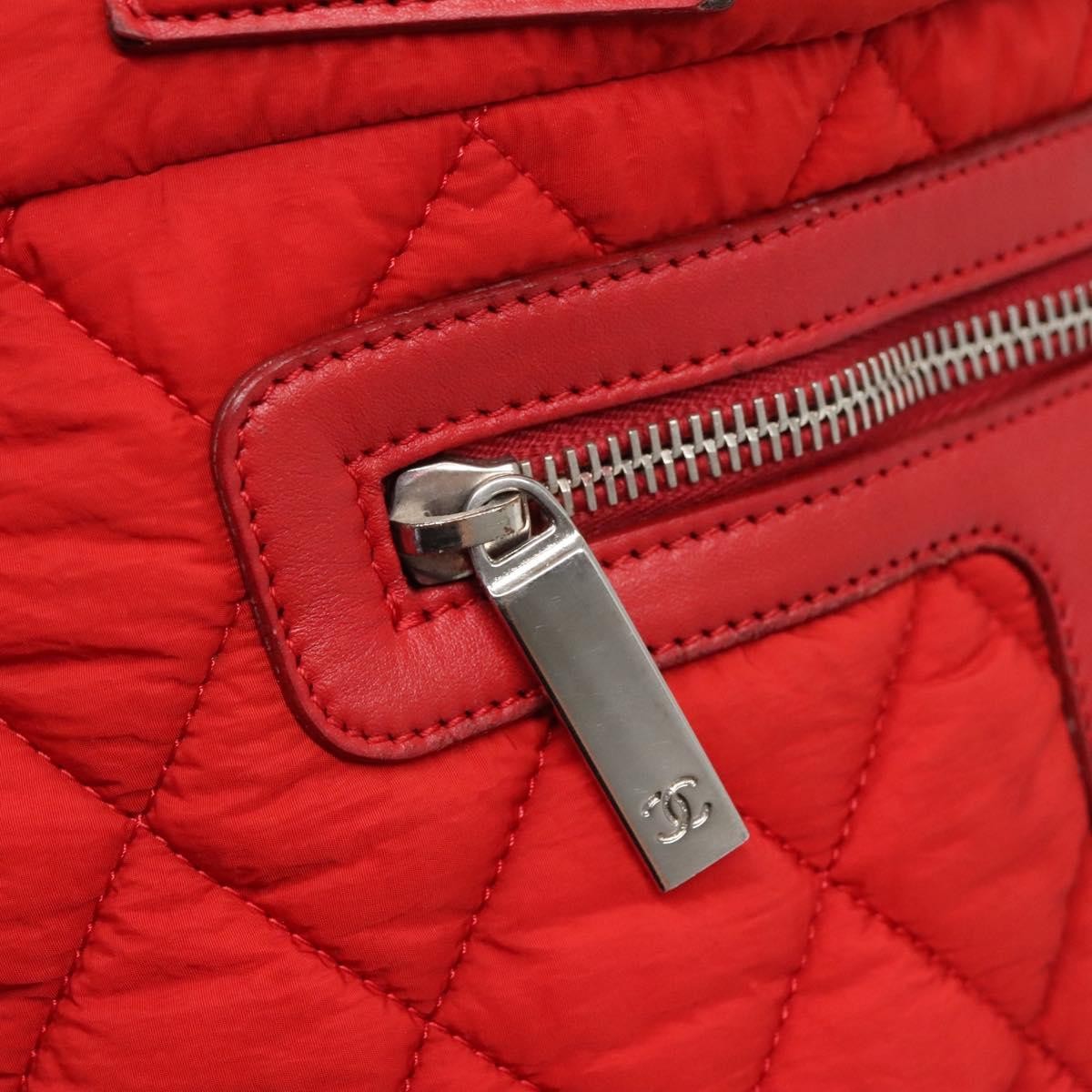 Pre-owned Chanel Coco Cocoon Reversible Tote Red