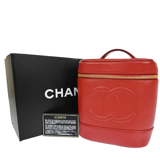 Pre-owned CHANEL Vintage Timeless Cosmetic Case