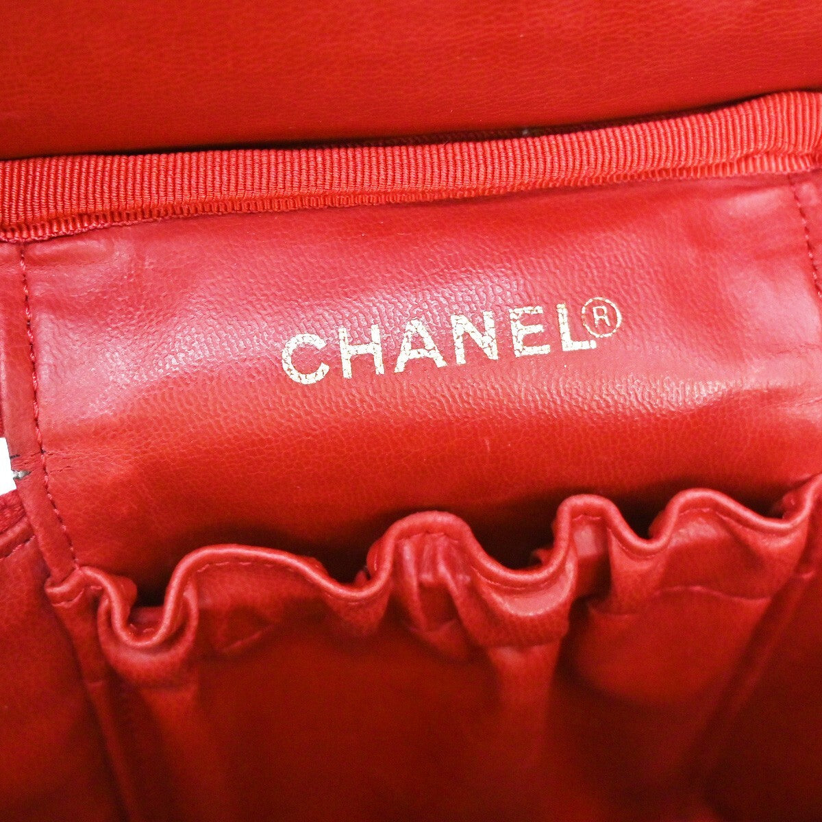 Pre-owned CHANEL Vintage Timeless Cosmetic Case
