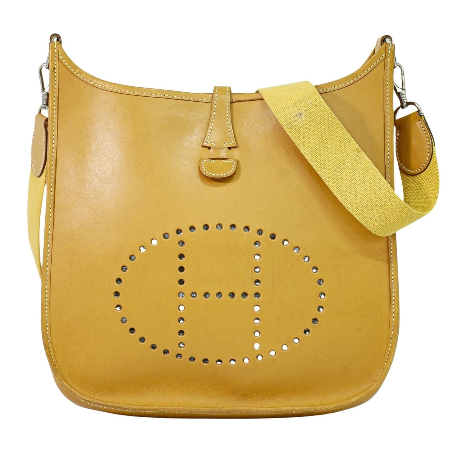 Pre-owned Hermes Evelyne Bag Gen I Courchevel GM