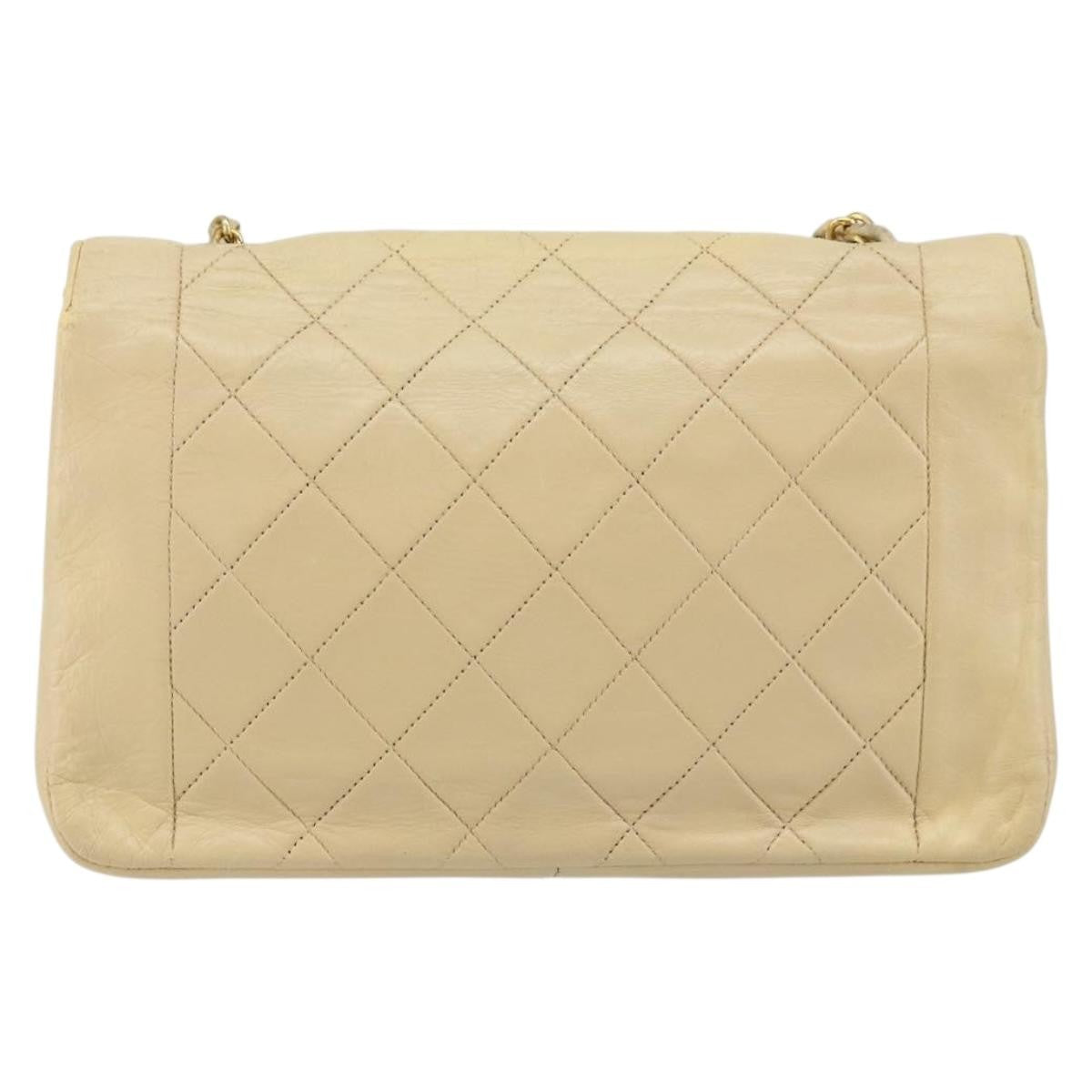 Pre-owned Chanel Beige Vintage Diana Flap Bag