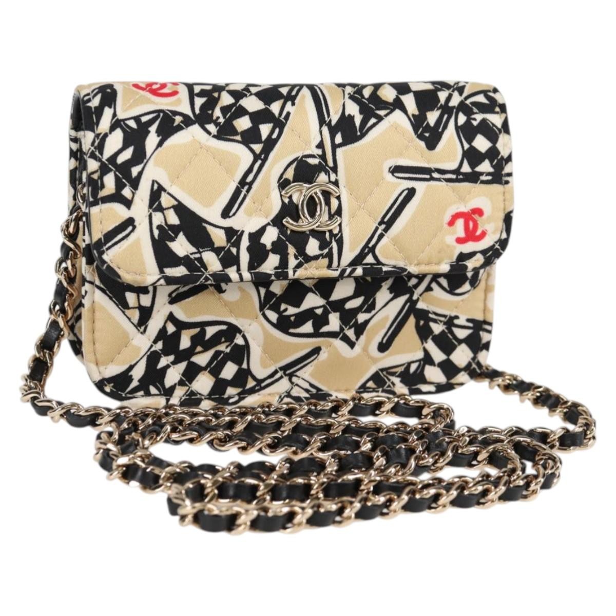 Pre-owned Chanel Flap Card Holder on Chain