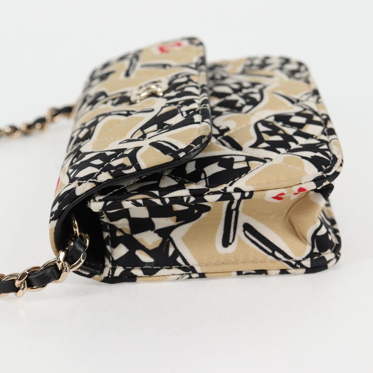 Pre-owned Chanel Flap Card Holder on Chain
