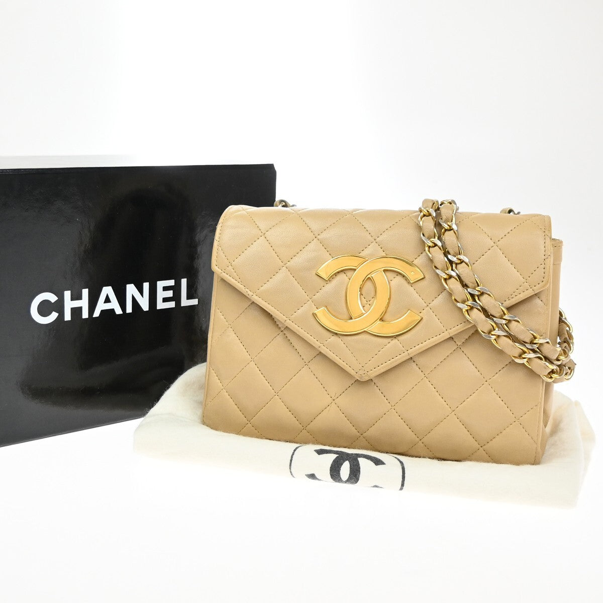 Pre-owned Chanel Vintage Envelope Flap Bag