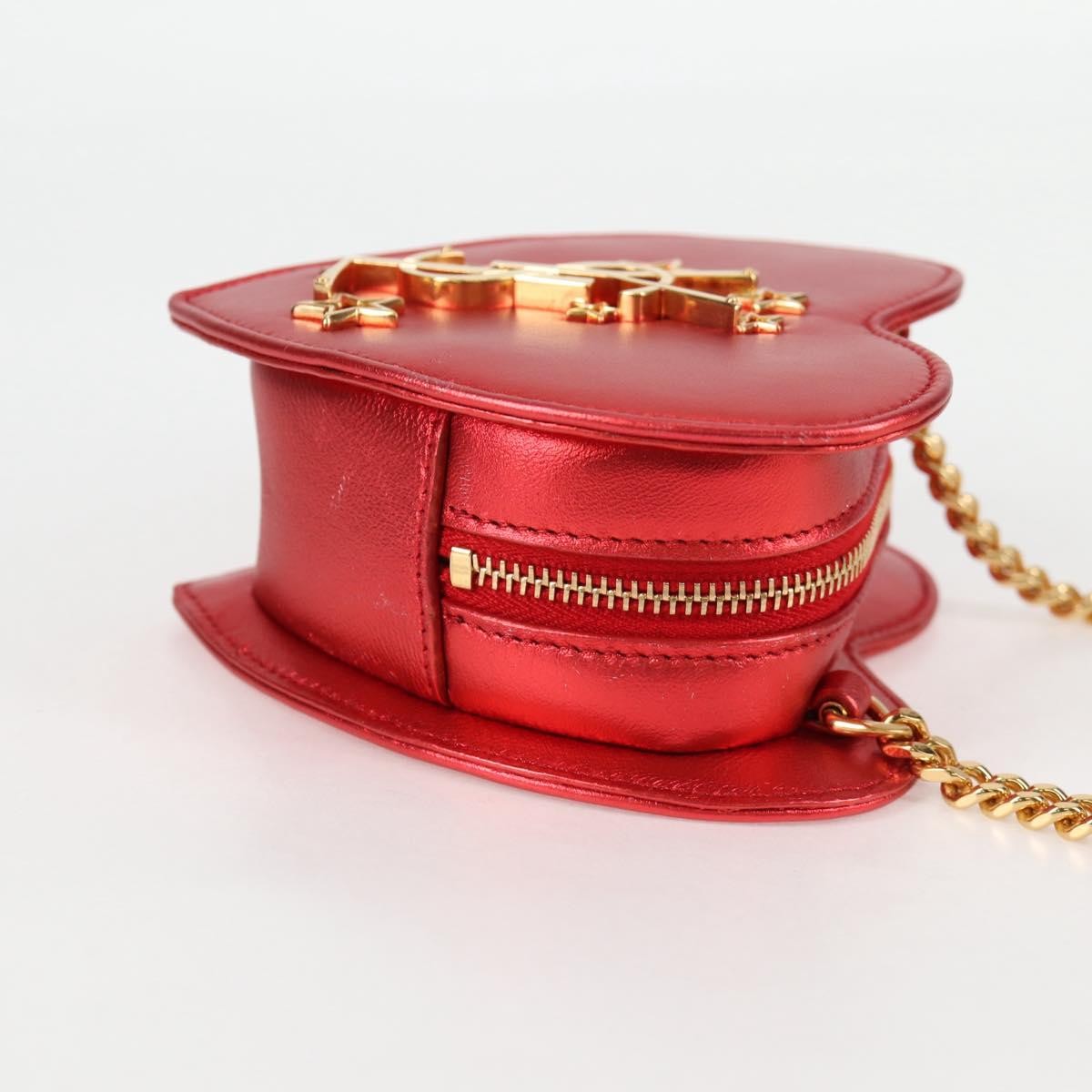 Pre-owned Saint Laurent Love Heart Chain Bag